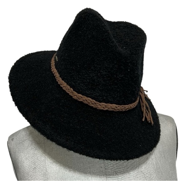 Adora Black Hat With Braided Band OS - Picture 3 of 9